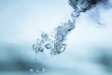 Makro Wasser Färbung