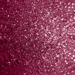 Fototapeta premium Closeup of pink glitter texture