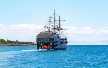Black trip boat, Cyprus