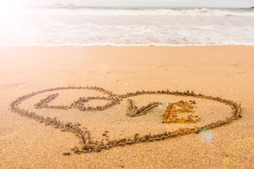love  in the sand