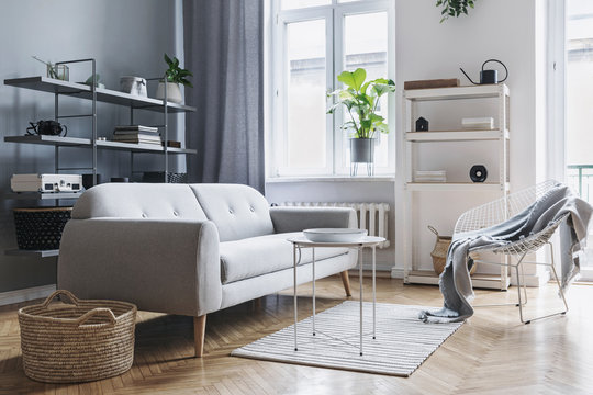 Modern and minimalistic home interior