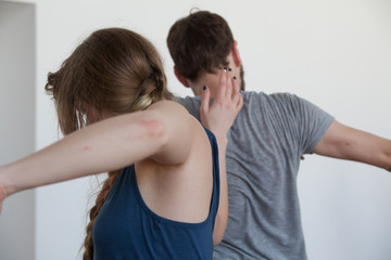 dancers improvise on jam dancers contact