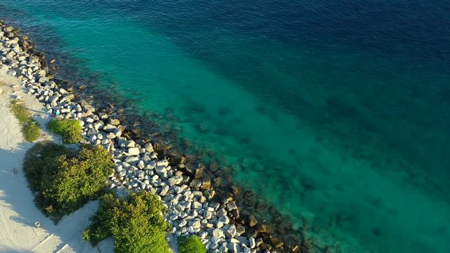 Haulover inlet shallow reef water Miami