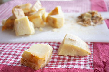 pecorino cheese handmade directly from calabrian shepherds