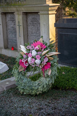 Schöner Kranz Herbstschmuck