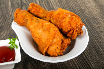 Crispy chicken legs
