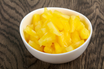 Canned pineapple