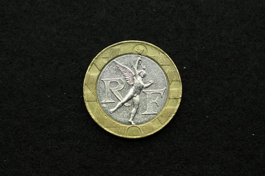 Rückseite der ehemaligen 10 Francs-Münze aus Frankreich von 1992