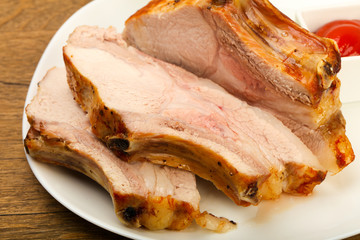 Roasted pork