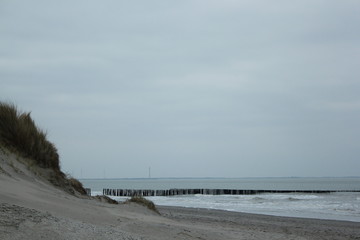 Dunes at the coast of the North Sea
