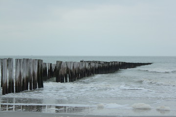 Endless path into the sea