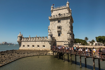 Torre de Belem UNESCO World Heritage Sight European History Architectural Landmark Lisbon