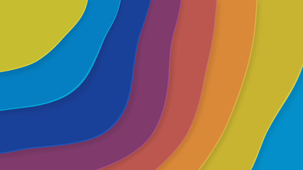 Background in paper style. Abstract colorful background.