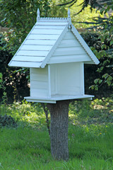 A Traditional Vintage Rural Wooden Straw Skep Beehive.