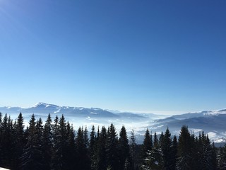 sunrise in mountains