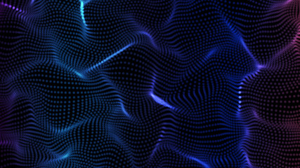 Fototapeta premium Colorful background of flowing fabric. Smooth and soft.