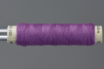 purple sewing thread 