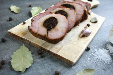  Pieczony schab ze śliwką © Monika