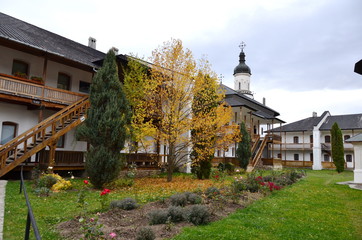 ROMANIA,Sihastria Monastery,autumn landscape