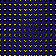 Skulls seamless pattern