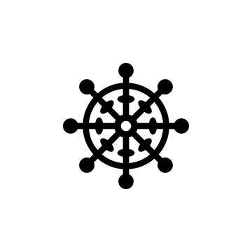 religion symbol, Buddhism icon. Element of religion symbol illustration. Signs and symbols icon can be used for web, logo, mobile app, UI, UX