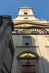 Orthodox Holy Archangel Michael church in the center of city of Belgrade, Serbia
