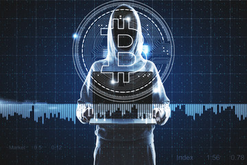 Cryptocurrency and finance concept