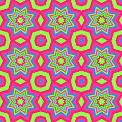 Seamless background pattern with a variety of multicolored lines.