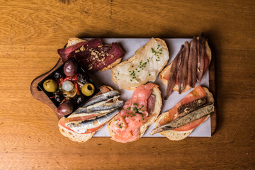 Tabla de pescados