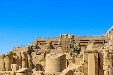 Ruins of the ancient Karnak temple. Luxor, Egypt