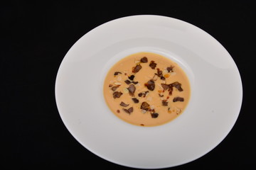  Sherry Mousse with almonds and smoked bacon