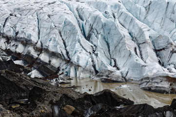 Svinfell-Gletscher, Island