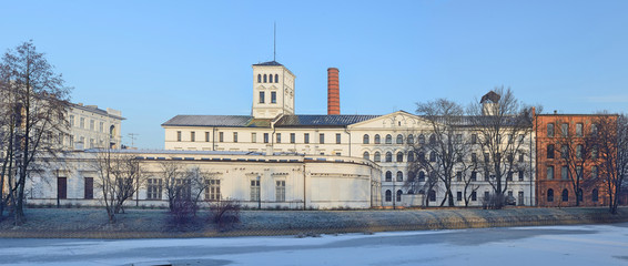 Obraz premium Łódź, Poland. View of the White Factory. 