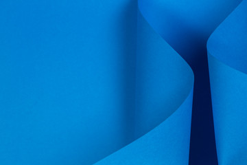 Abstract light blue paper background in geometric shapes