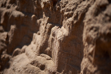 macro sand slide