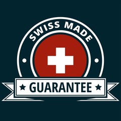 Obraz premium Swiss Made (Made in Switzerland) illustration