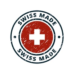Swiss Made (Made in Switzerland) illustration