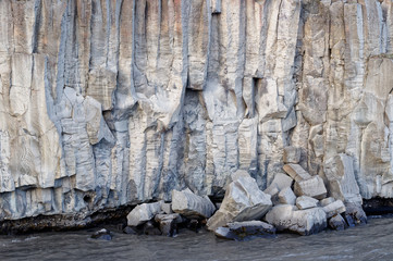 Felswand am Sellfoss, Island