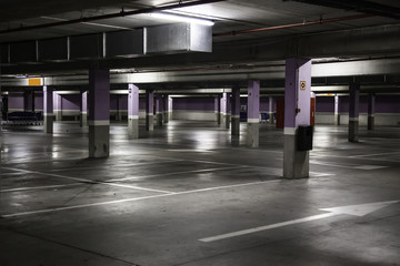 Indoor parking cars