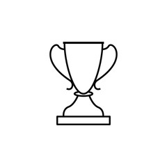 cup, winner, sport outline icon. Element of winter sport illustration. Signs and symbols icon can be used for web, logo, mobile app, UI, UX