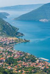 Fototapeta na wymiar Kotor town and bay, Montenegro