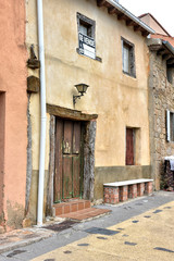 Fototapeta na wymiar Casas tipica en Riaza