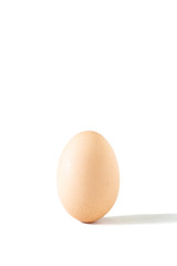 Egg isolated on white background