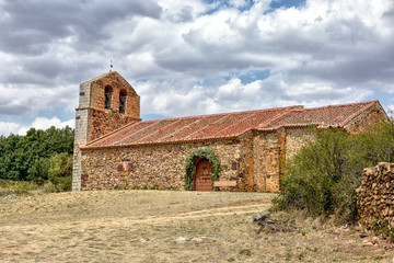 Fototapeta premium Iglesia rómanica de San Pedro , Alquité