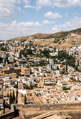 Aerial view of Granada