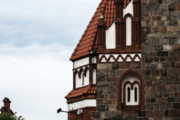 Sopot, Poland: Garrison church in cloudy day