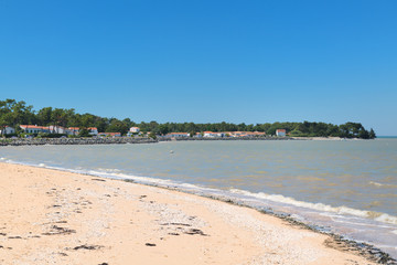 Fototapeta na wymiar Village Rivedoux plage on Ile de Re