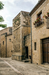 Streets of Pedraza in Spain