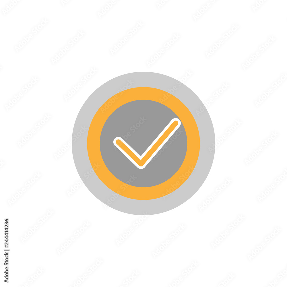 Poster checklist marketing icon. element of marketing icon for mobile concept and web apps. detailed checkl