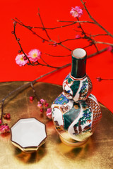 九谷焼きや輪島塗りで梅見酒